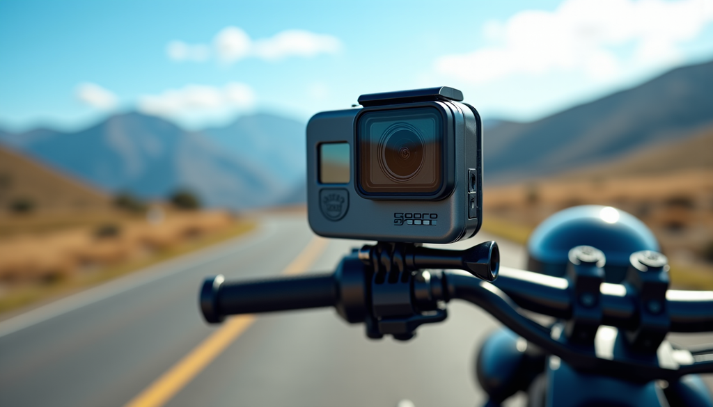 gopro guidon extremite moto